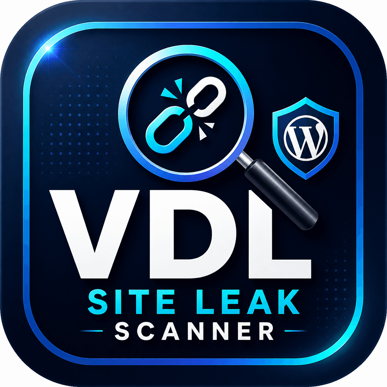 VDL Site Leak Scanner square product icon.
